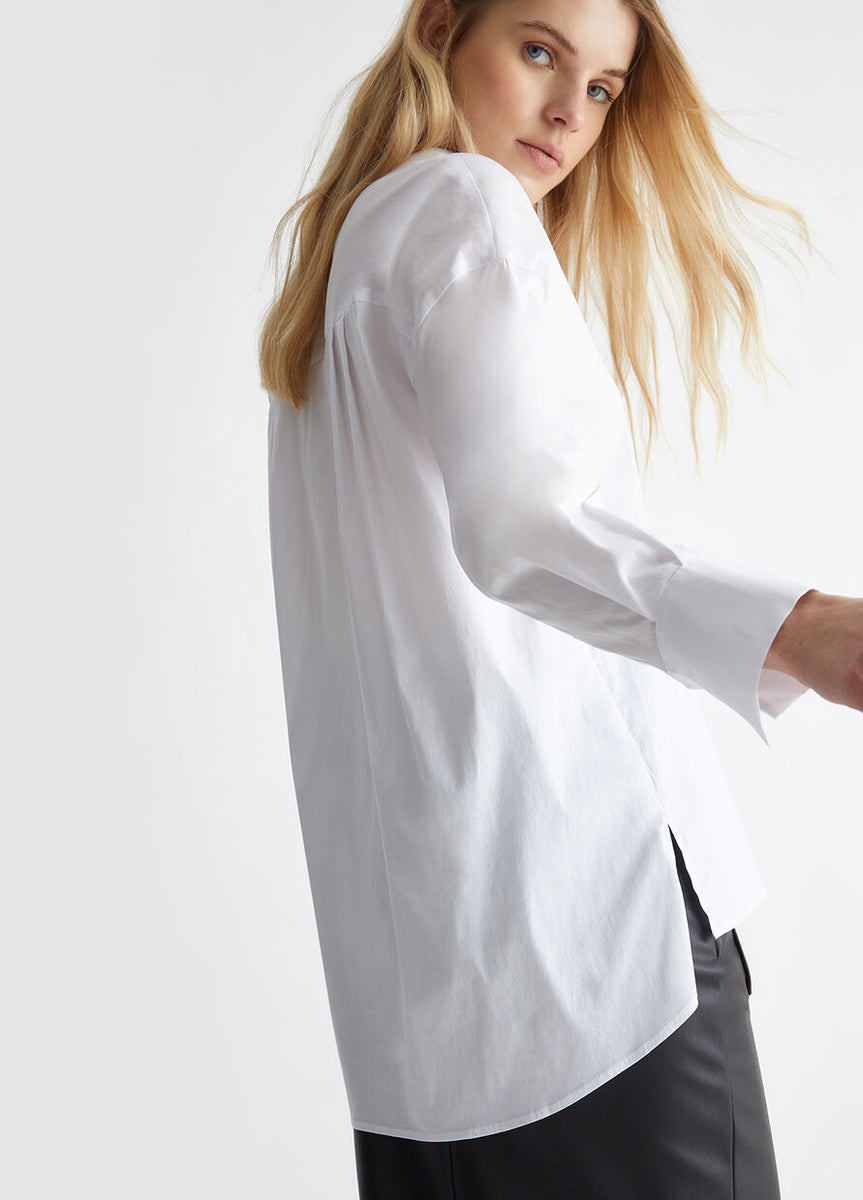 SHIRT OVSD WHITE – LIU•JO ROESELARE